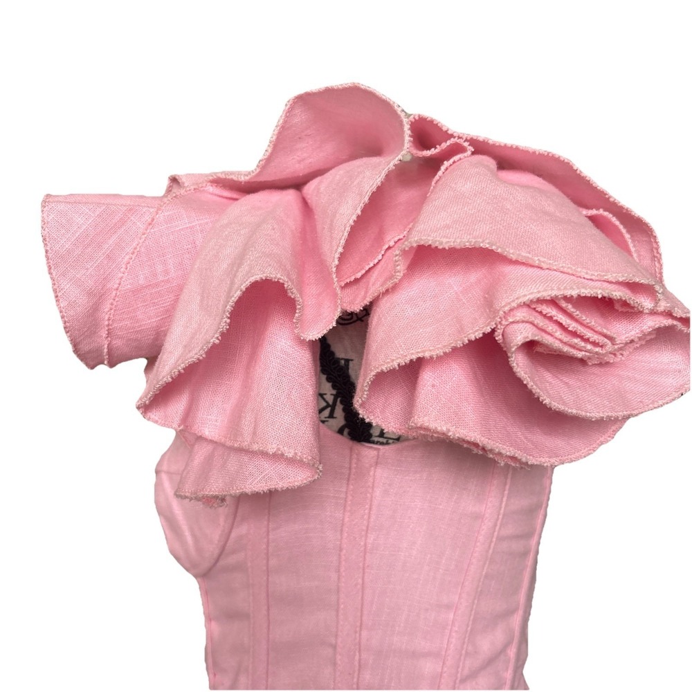 Bardot Sigma Mini Dress in SOFT PINK  Size 4 Retail NWT $179 - Picture 8 of 11